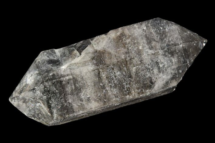 Double-Terminated Smoky Quartz Crystal - Tibet #128614